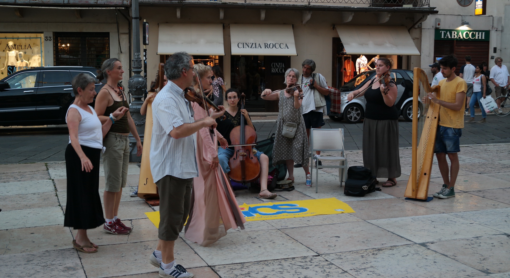 Dancing evening, Piazza Erbe